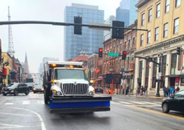 Downtown Snow Plows