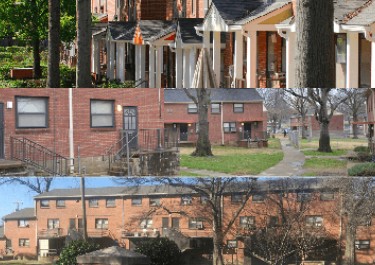 collage of three MDHA properties