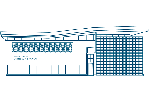 Illustration of New Donelson Library