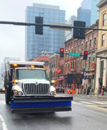 Downtown Snow Plows