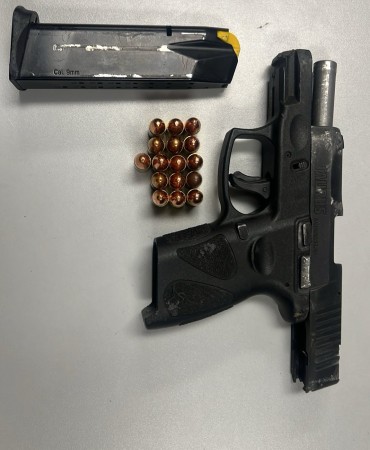 Recovered pistol