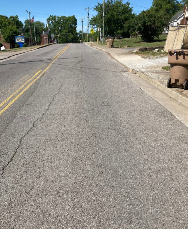 Ivanetta H. Davis Early Learning Center on South Hamilton Road before School Zone Improvements Project