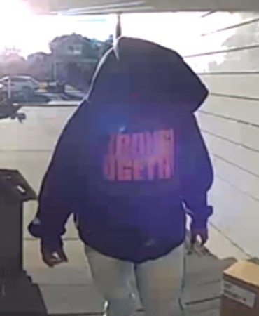 Package theft suspect