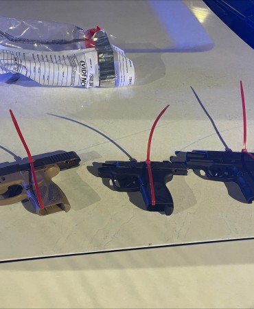 Recovered guns