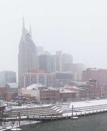 Downtown Nashville Snowscape